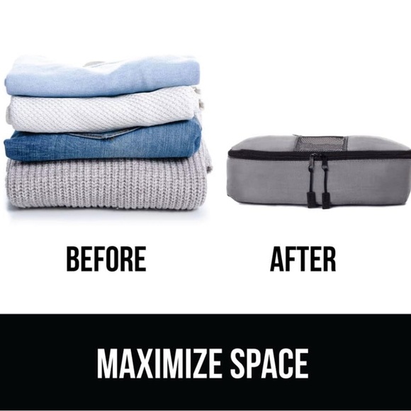 Gorilla Grip 6 piece set travel Packing Cubes - Picture 13 of 16